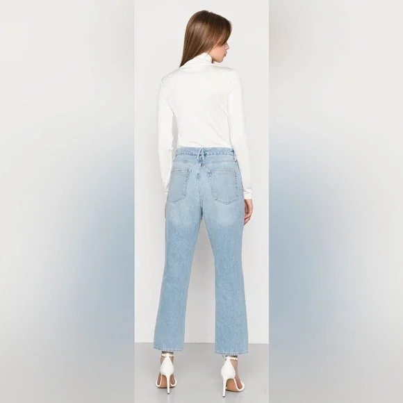 NEW GOOD AMERICAN - Good Boy Vintage Inspired curvy Jean with Tummy Tech - Picture 8 of 15